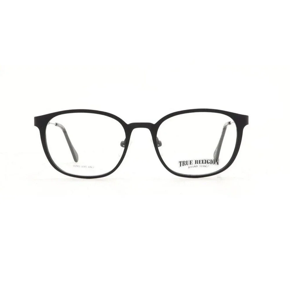 True Religion T012 Eyeglasses Frame In Black 52-18-140 New